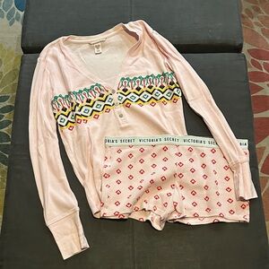 Victoria's Secret Light Pink Pajama Set